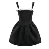 Get trendy with [Mummy Cat] Cocktail At Tiffany Garden Mini Dress -  available at Peiliee Shop. Grab yours for $49 today!