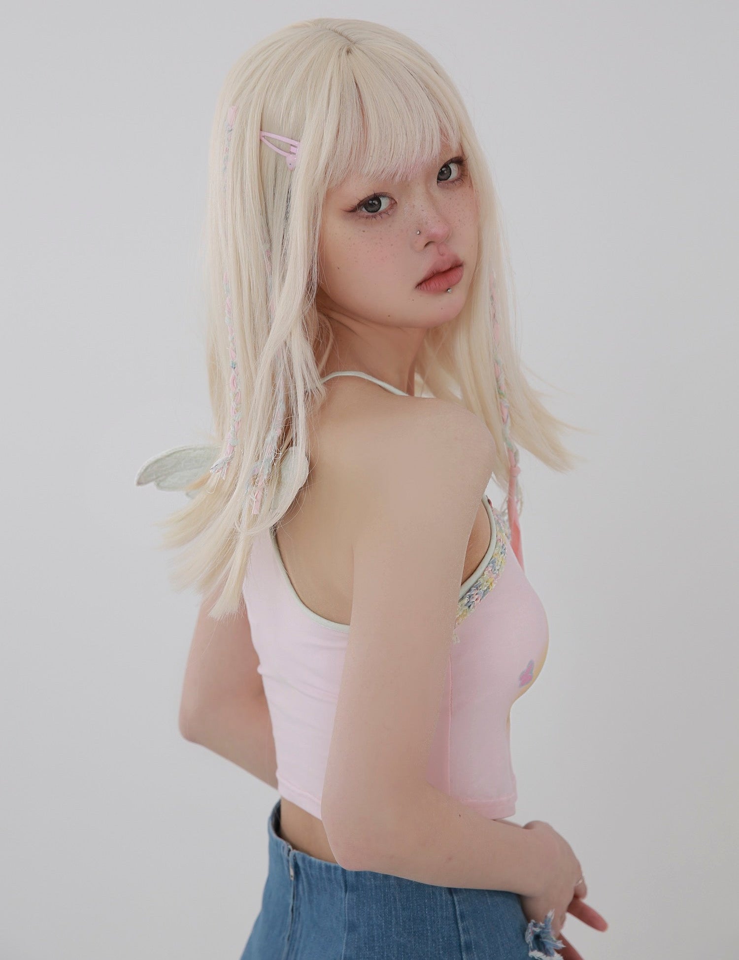 Get trendy with [Rose Island] Lil Angel Wings Top - Top available at Peiliee Shop. Grab yours for $32.90 today!
