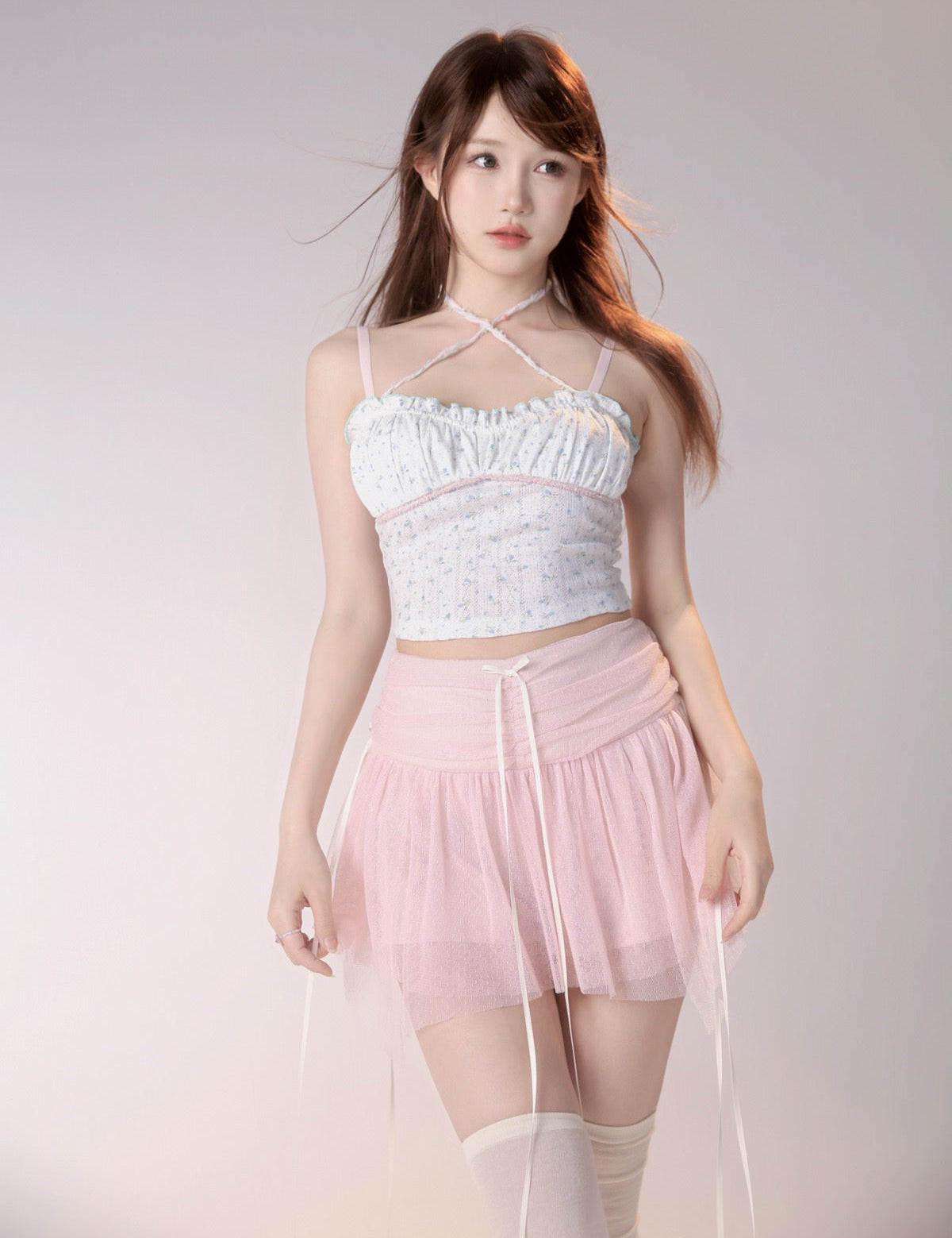Get trendy with [Rose Island]Enchanting Mini Rose Beaded Halter Crop Top -  available at Peiliee Shop. Grab yours for $38 today!