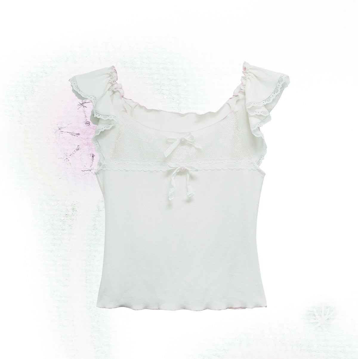 Get trendy with [Rose Island] Bunny dreams crop top -  available at Peiliee Shop. Grab yours for $28 today!