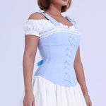 Get trendy with Princess-style Fishbone Corset -  available at Peiliee Shop. Grab yours for $71 today!
