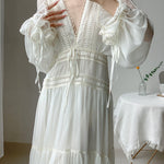 Get trendy with Ocean Heart Lace Maxi Dress - Dresses available at Peiliee Shop. Grab yours for $38 today!