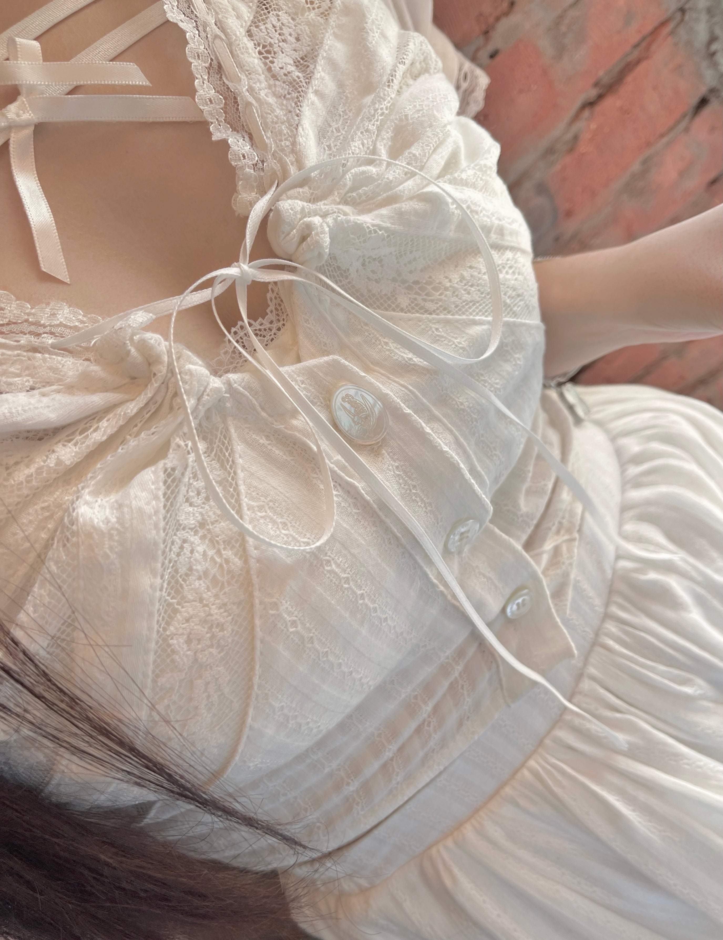 Get trendy with White Daisy Lover Cotton Set - Dresses available at Peiliee Shop. Grab yours for $35 today!