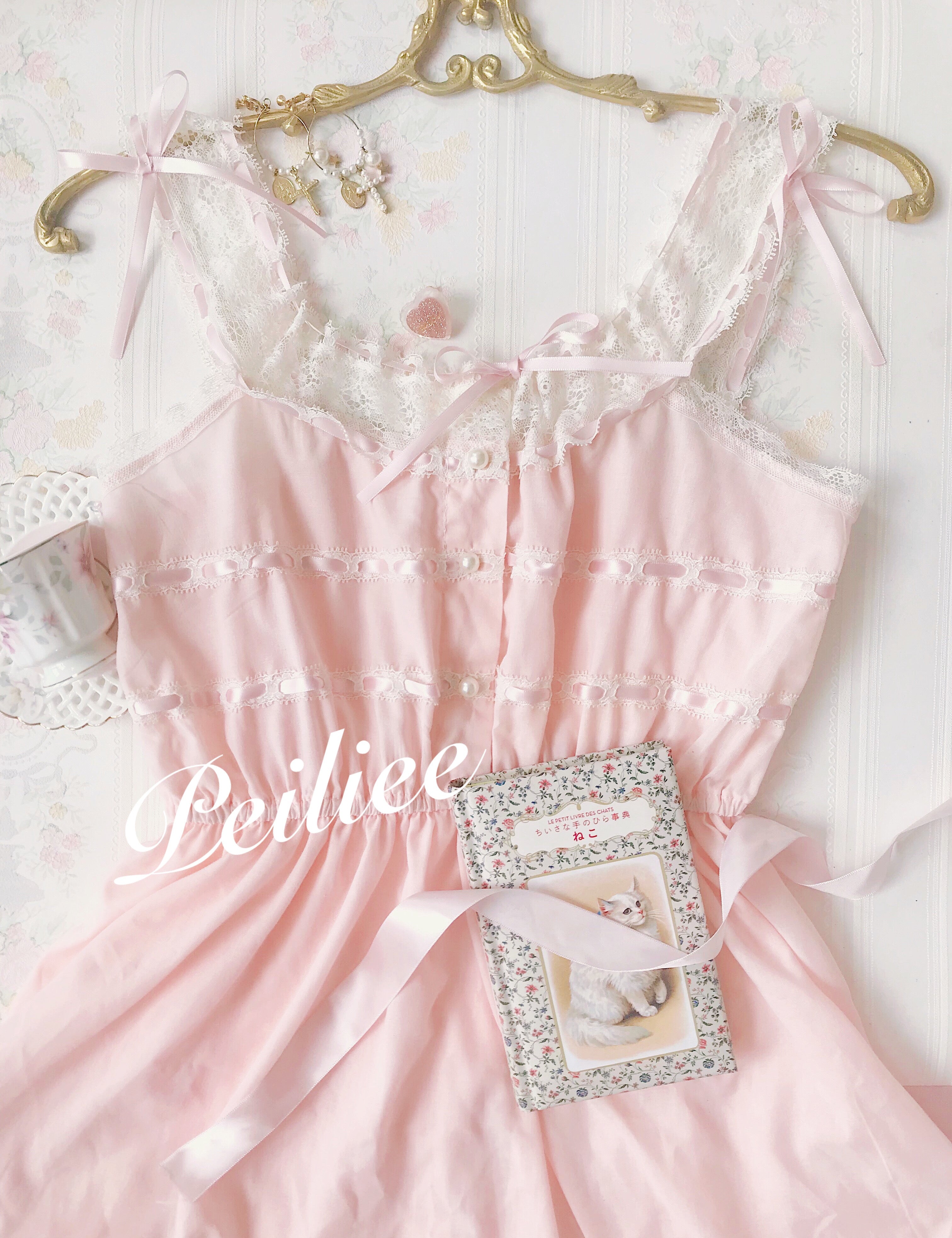 Get trendy with [Peiliee Design] Rose Garden Dress -  available at Peiliee Shop. Grab yours for $55 today!