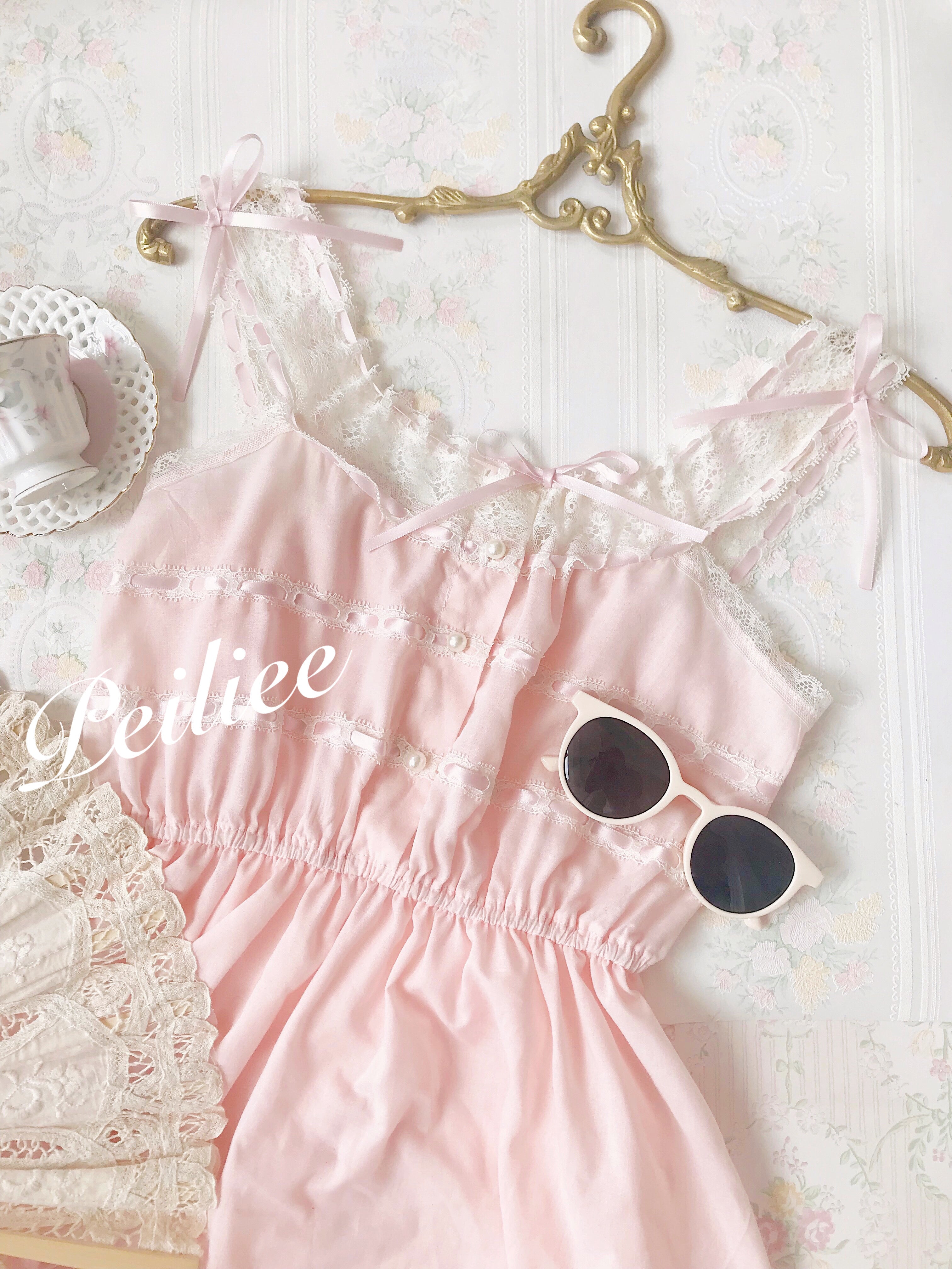 Get trendy with [Peiliee 4 Years Anniversary] Rose Garden Dress -  available at Peiliee Shop. Grab yours for $55 today!