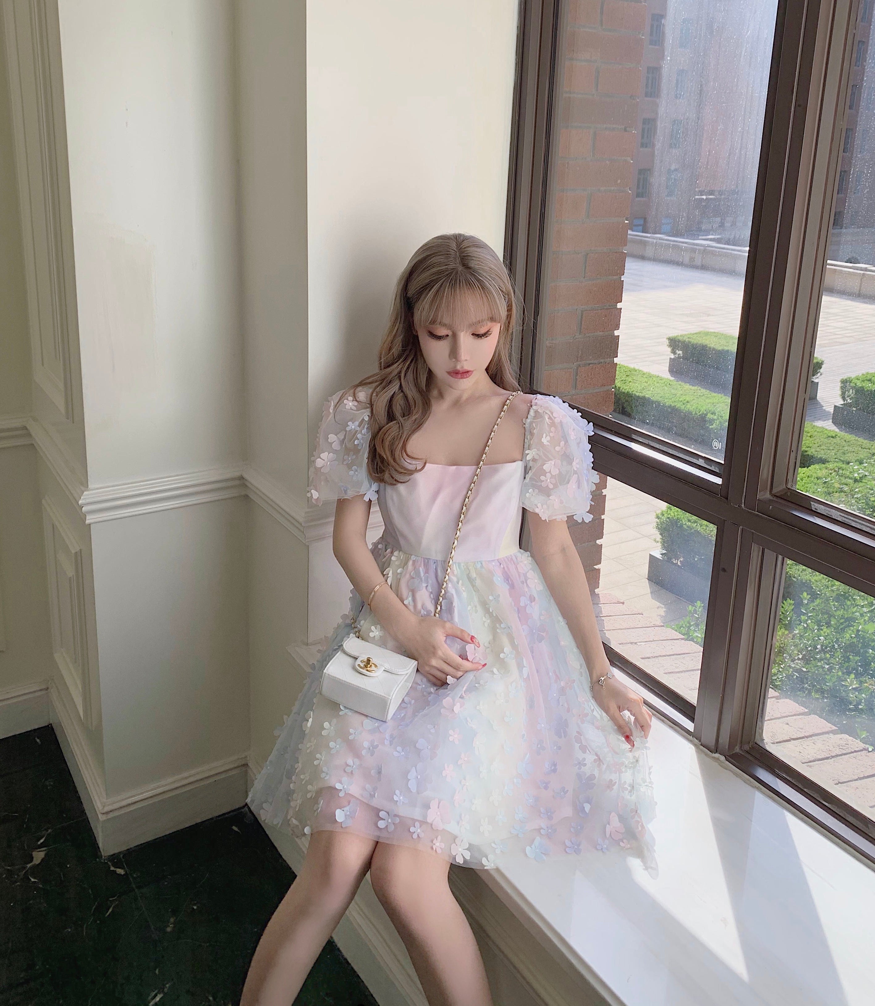 Get trendy with [Premium Selected] Dream Angel pastel rainbow coloured handmade princess dress -  available at Peiliee Shop. Grab yours for $105 today!