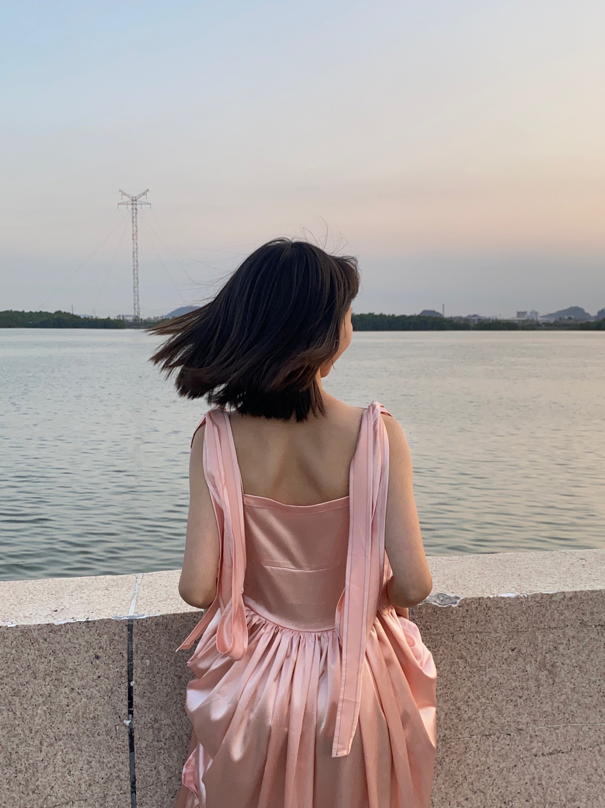Get trendy with [Tailor made] Towards The Sunset Dress - Dresses available at Peiliee Shop. Grab yours for $65 today!