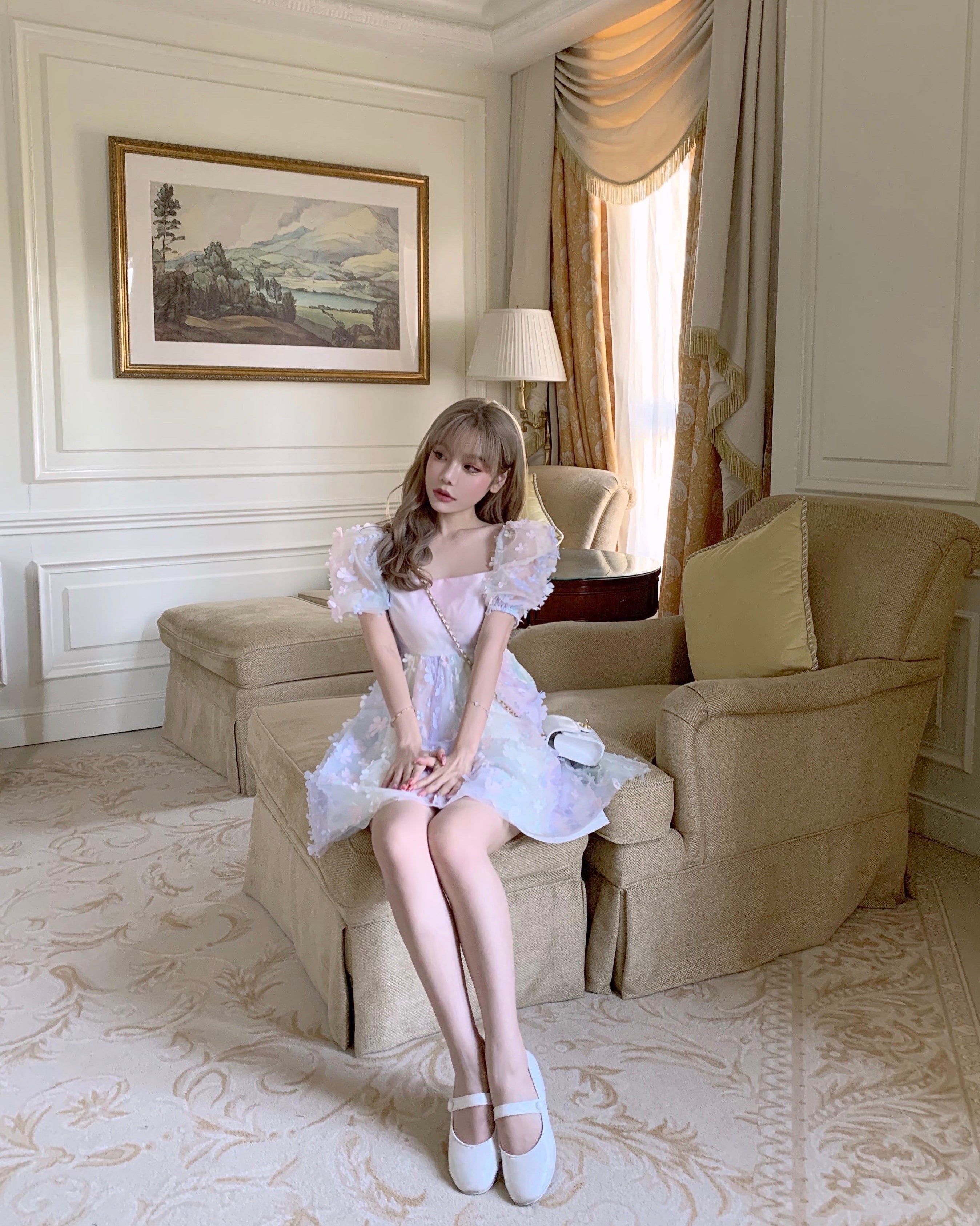 Get trendy with [Premium Selected] Dream Angel pastel rainbow coloured handmade princess dress -  available at Peiliee Shop. Grab yours for $105 today!