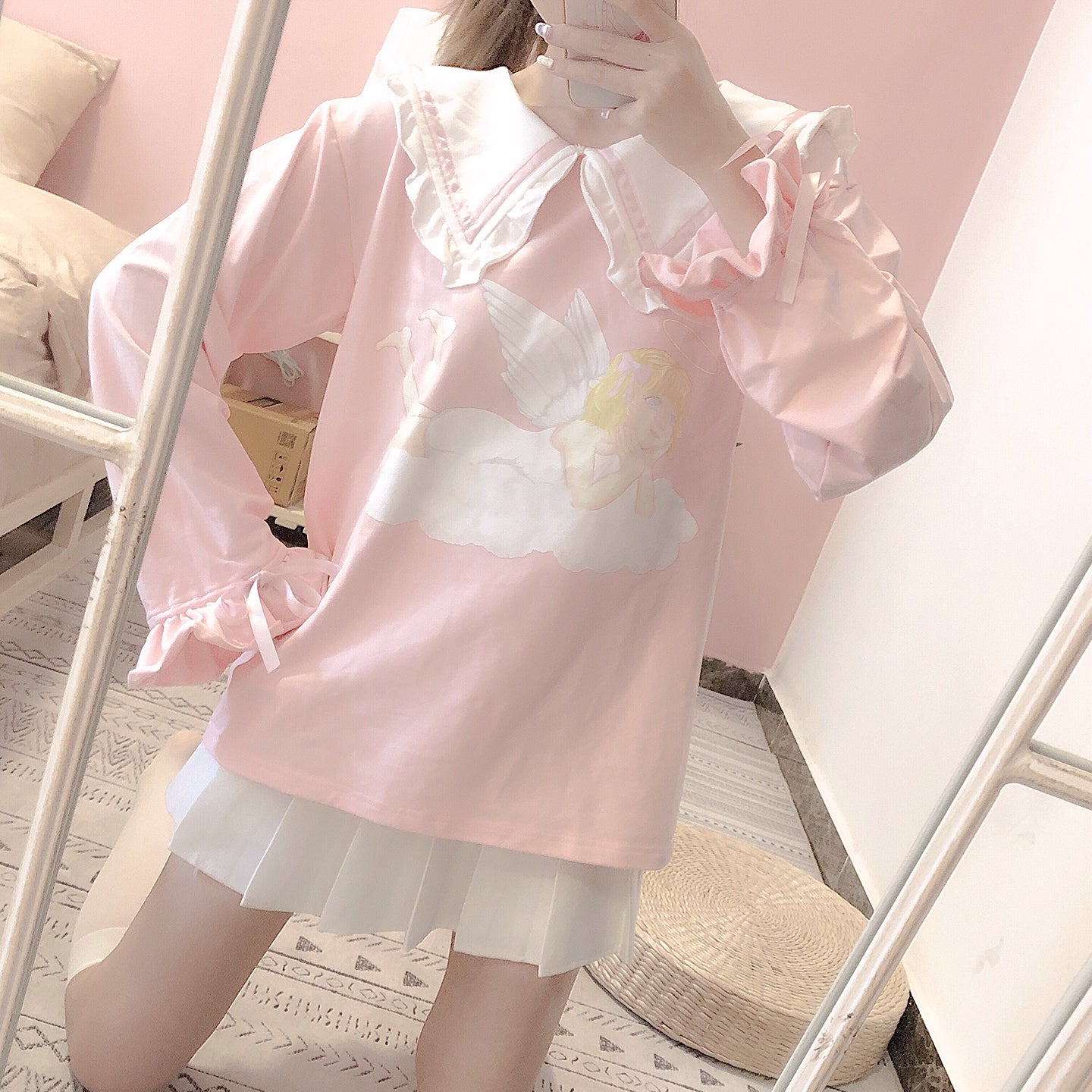 Get trendy with [Mid Season sale ] You are like an angel sailor babydoll hoodie dress -  available at Peiliee Shop. Grab yours for $35 today!