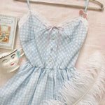 Get trendy with [Exclusive to PeilieeShop] Orange Blossom Gingham Dress -  available at Peiliee Shop. Grab yours for $42 today!