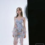 Get trendy with [Unosa] The Blossom Garden Bodycon Mini Dress - Dresses available at Peiliee Shop. Grab yours for $75 today!