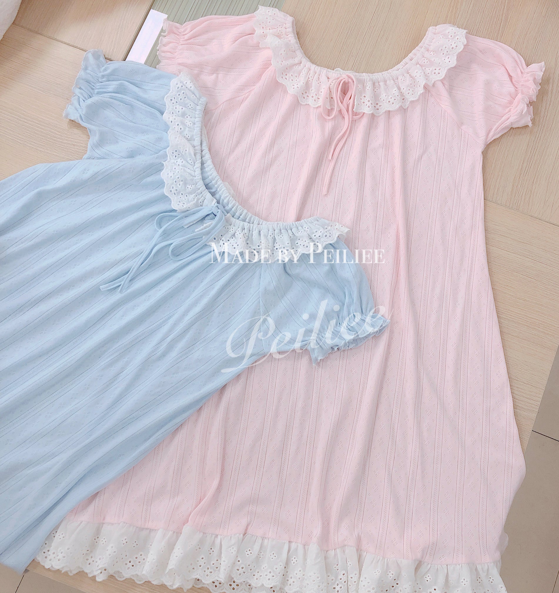 Get trendy with [Made by Peiliee] Love is two hearts as one cotton sleepwear loungewear dress - Dress available at Peiliee Shop. Grab yours for $39.90 today!