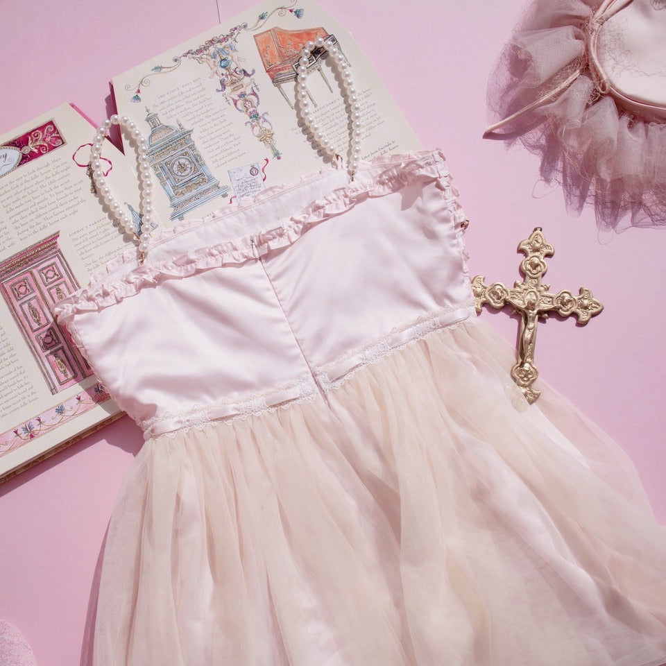 Get trendy with [Premium Selected] Limited Edition Le Flacon First Love Rose Lace Vintage Dress -  available at Peiliee Shop. Grab yours for $59.90 today!