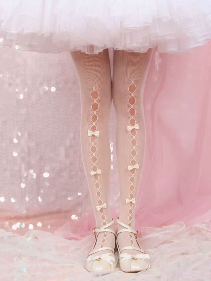 Get trendy with Ribbon Doll Lace Stocking - Stocking available at Peiliee Shop. Grab yours for $18 today!