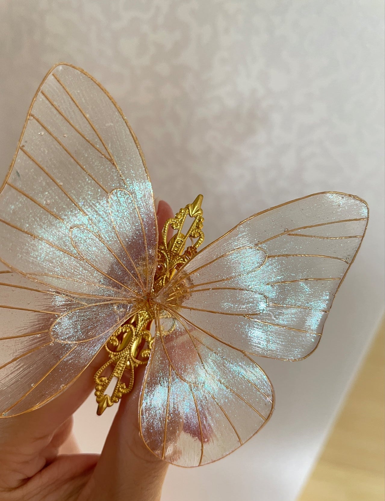 Get trendy with [Handmade] The Golden Butterfly Hairpin -  available at Peiliee Shop. Grab yours for $29.90 today!