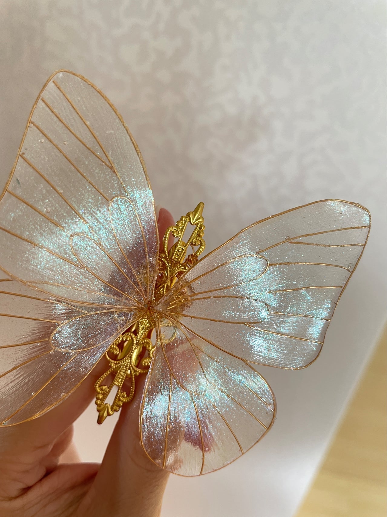 Get trendy with [Handmade] The Golden Butterfly Hairpin -  available at Peiliee Shop. Grab yours for $29.90 today!