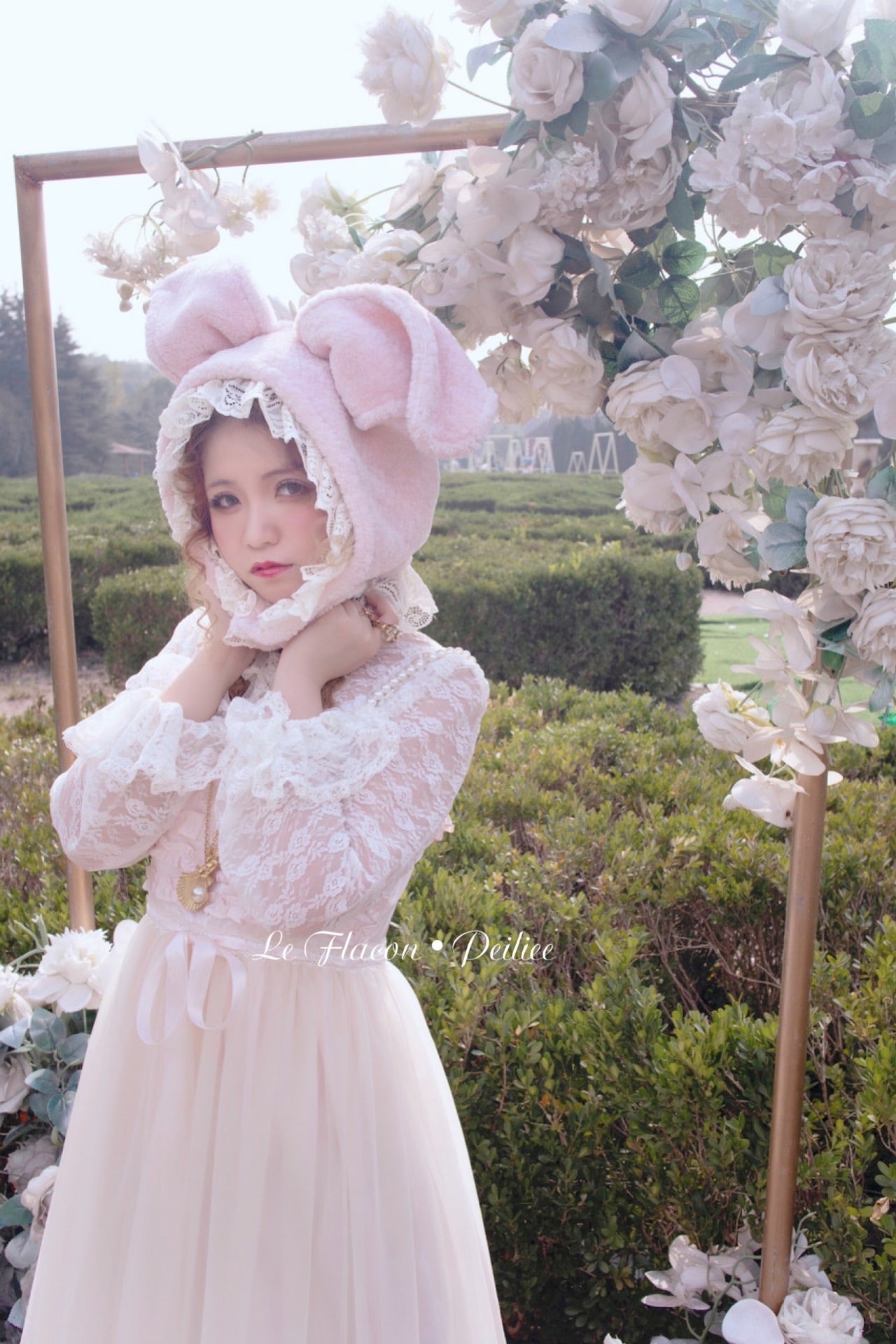 Get trendy with [Premium Selected] Limited Edition Le Flacon First Love Rose Lace Vintage Dress -  available at Peiliee Shop. Grab yours for $59.90 today!