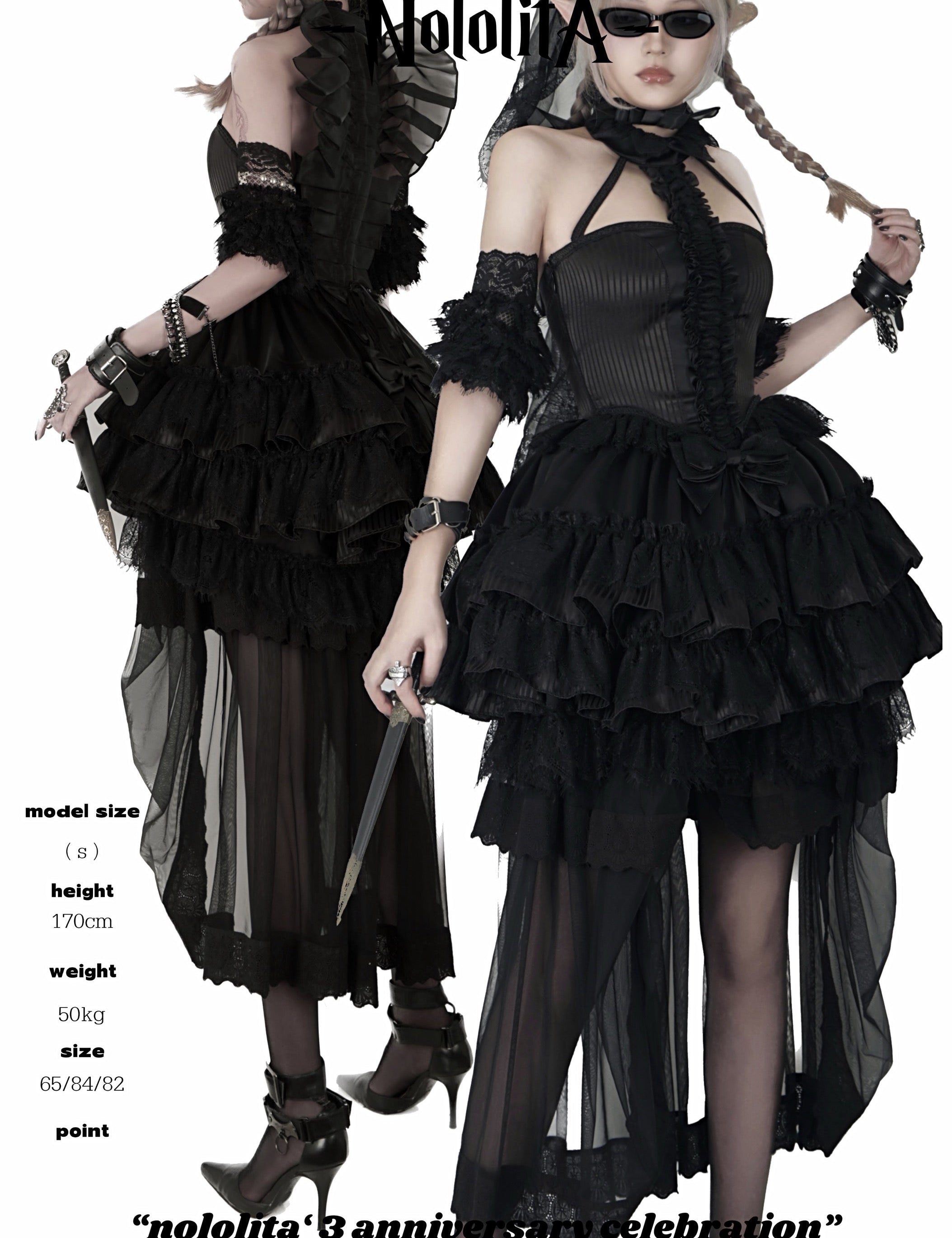 Get trendy with [Nololita Pre-order till Nov 2023] Dragon Queen Gothic Lolita Dress Set -  available at Peiliee Shop. Grab yours for $75 today!