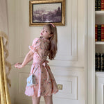 Get trendy with [Last Stocks] Flower House Princess Vintage Mini Dress -  available at Peiliee Shop. Grab yours for $105 today!