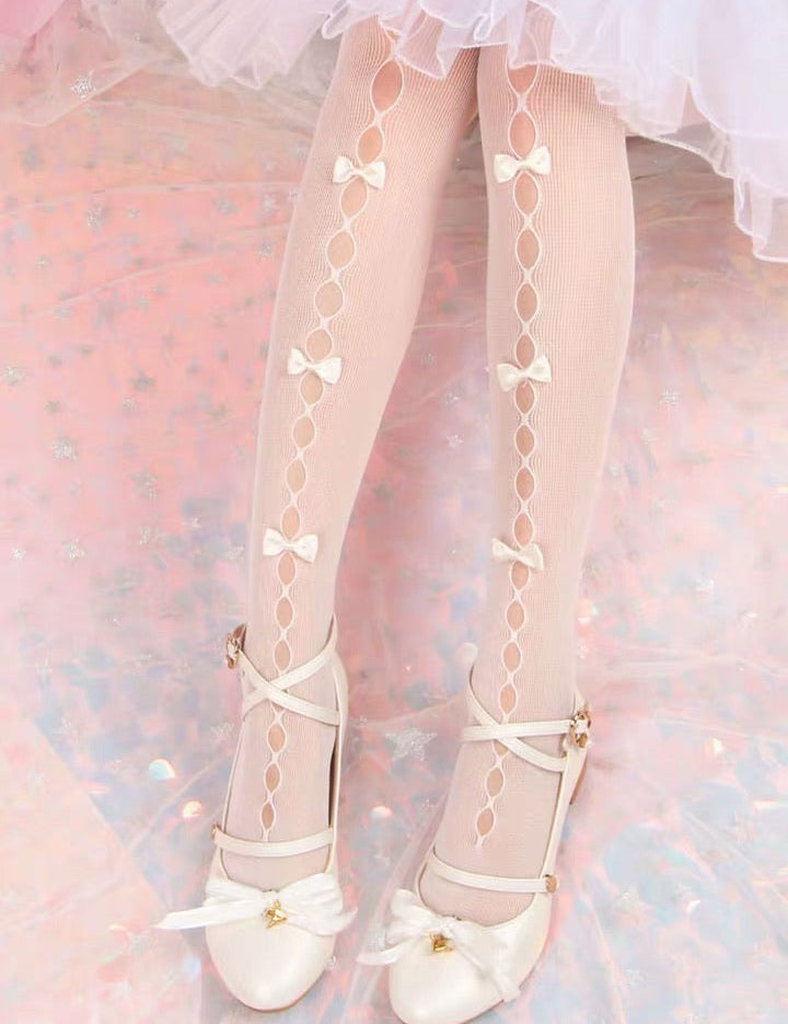 Get trendy with Ribbon Doll Lace Stocking - Stocking available at Peiliee Shop. Grab yours for $18 today!