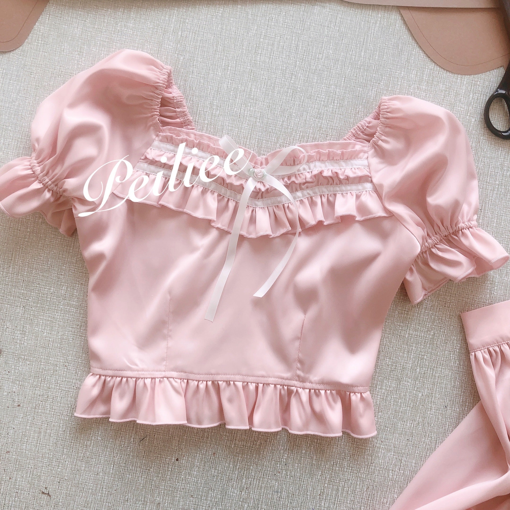 Get trendy with [Peiliee Design 5 years anniversary] Sakura Soft Satin Dress Set - Dresses available at Peiliee Shop. Grab yours for $45 today!