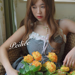 Get trendy with Ballet Dream Babydoll Ballerina gingham dress - Dress available at Peiliee Shop. Grab yours for $36 today!