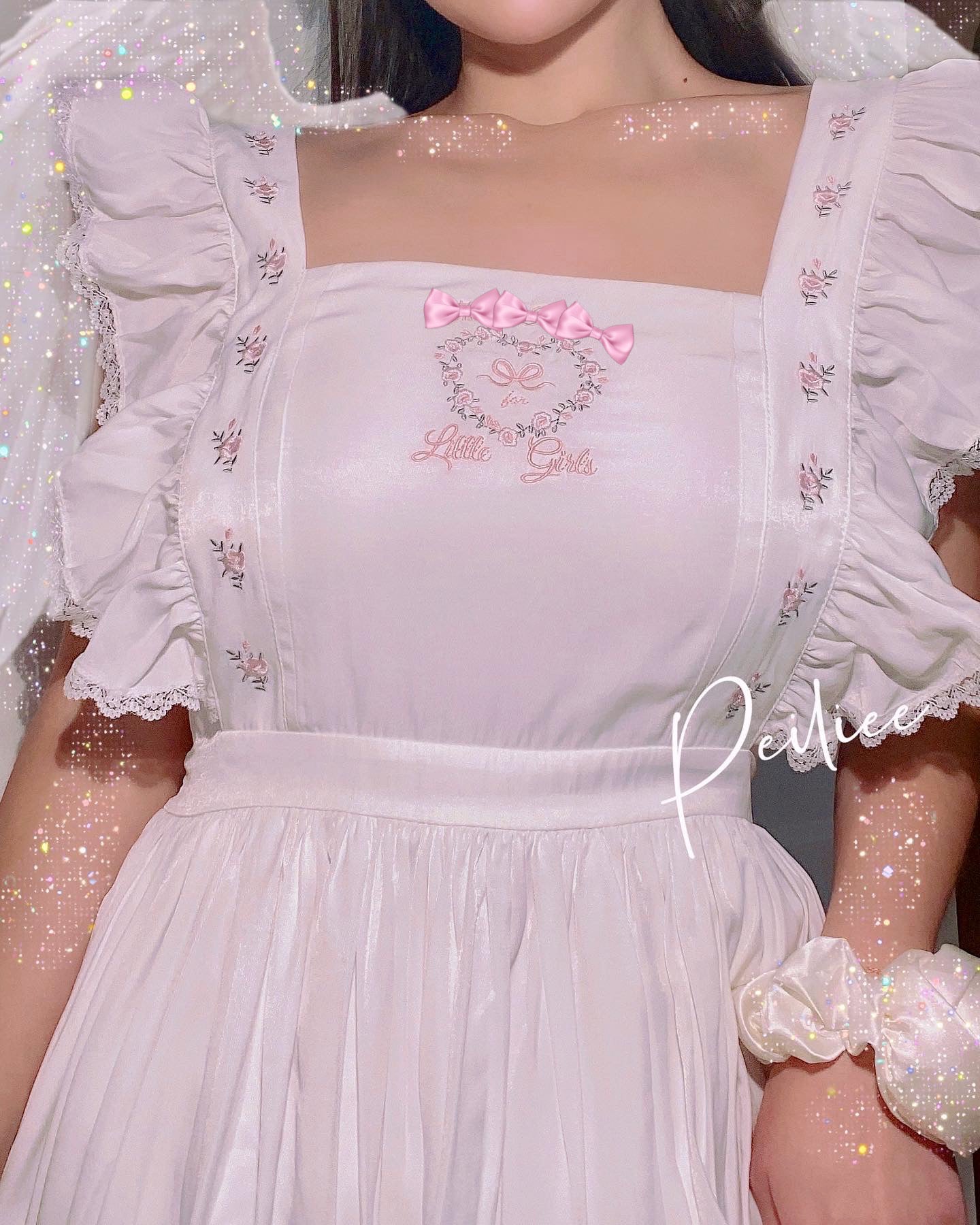 Get trendy with [Exclusive To PeilieeShop] Angel Doll Cotton dress -  available at Peiliee Shop. Grab yours for $39.90 today!