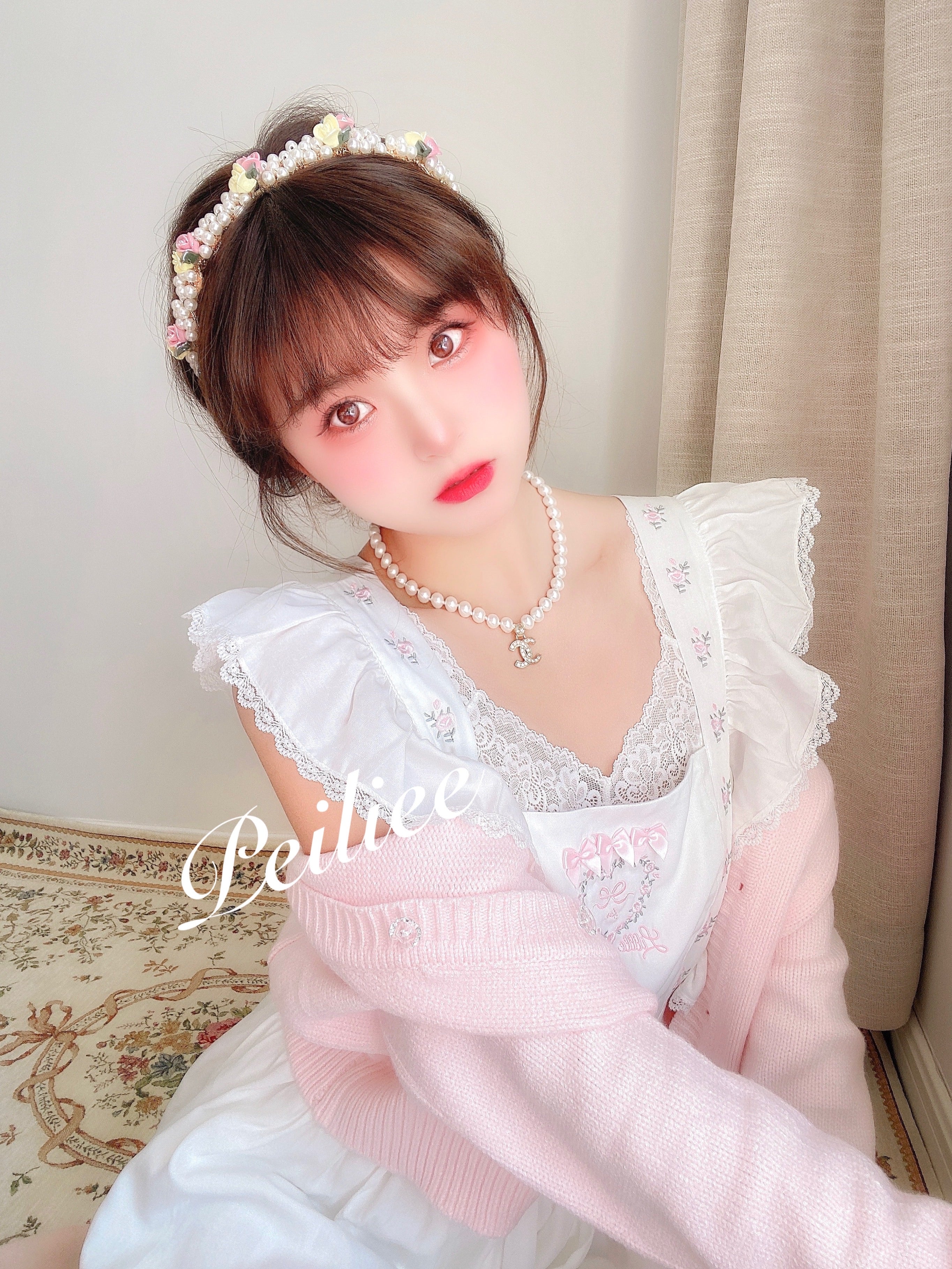 Get trendy with [Exclusive To PeilieeShop] Angel Doll Cotton dress -  available at Peiliee Shop. Grab yours for $39.90 today!