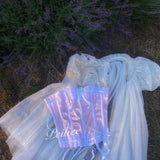 Get trendy with [Sweden] Lavender Dreams Handmade Satin Corset -  available at Peiliee Shop. Grab yours for $59.90 today!