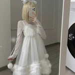 Get trendy with [NoLolita] Fine Snow Dress Christmas - Dresses available at Peiliee Shop. Grab yours for $69.90 today!