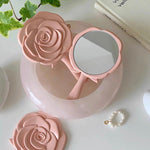 Get trendy with Mini Rose Hand Mirror - Face Mirrors available at Peiliee Shop. Grab yours for $4.90 today!