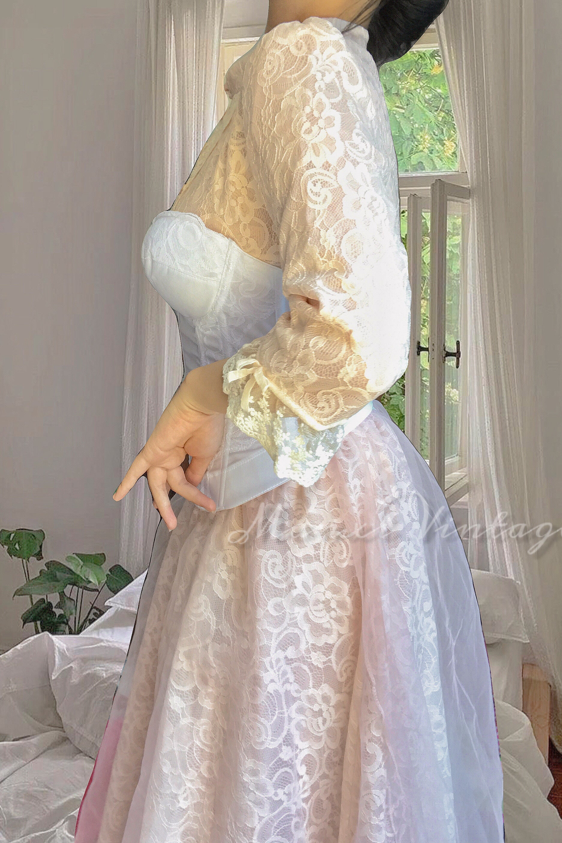 Get trendy with [Relove Couture- Second Hand] Vintage princess dress -  available at Peiliee Shop. Grab yours for $80 today!