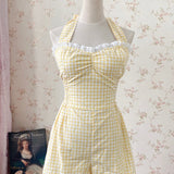 Get trendy with Sea Kissed Sailor Gingham Bodysuit Dress - Dresses available at Peiliee Shop. Grab yours for $48 today!