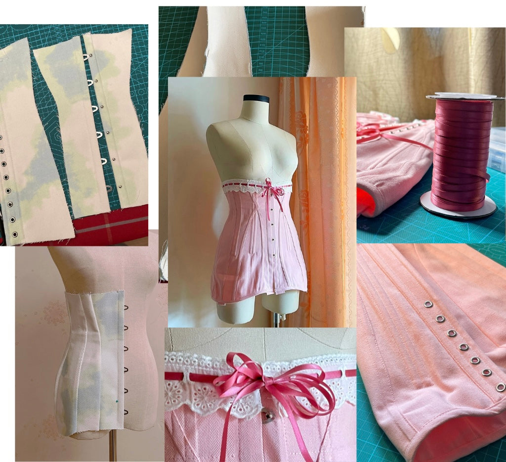 Get trendy with Hourglass Vintage Corset waist cincher -  available at Peiliee Shop. Grab yours for $85 today!