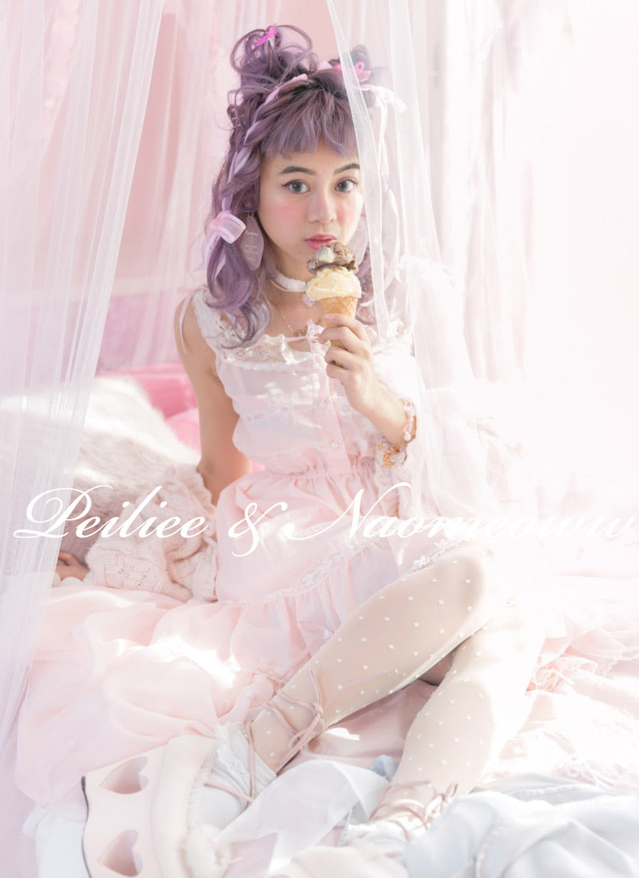 Get trendy with [Peiliee 4 Years Anniversary] Rose Garden Dress -  available at Peiliee Shop. Grab yours for $55 today!