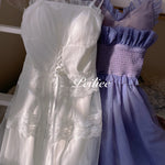 Get trendy with Iris Pallida Lam Lavender Dress - Dress available at Peiliee Shop. Grab yours for $48 today!