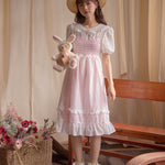 Get trendy with Rose Mist French Romantic Dress -  available at Peiliee Shop. Grab yours for $58 today!