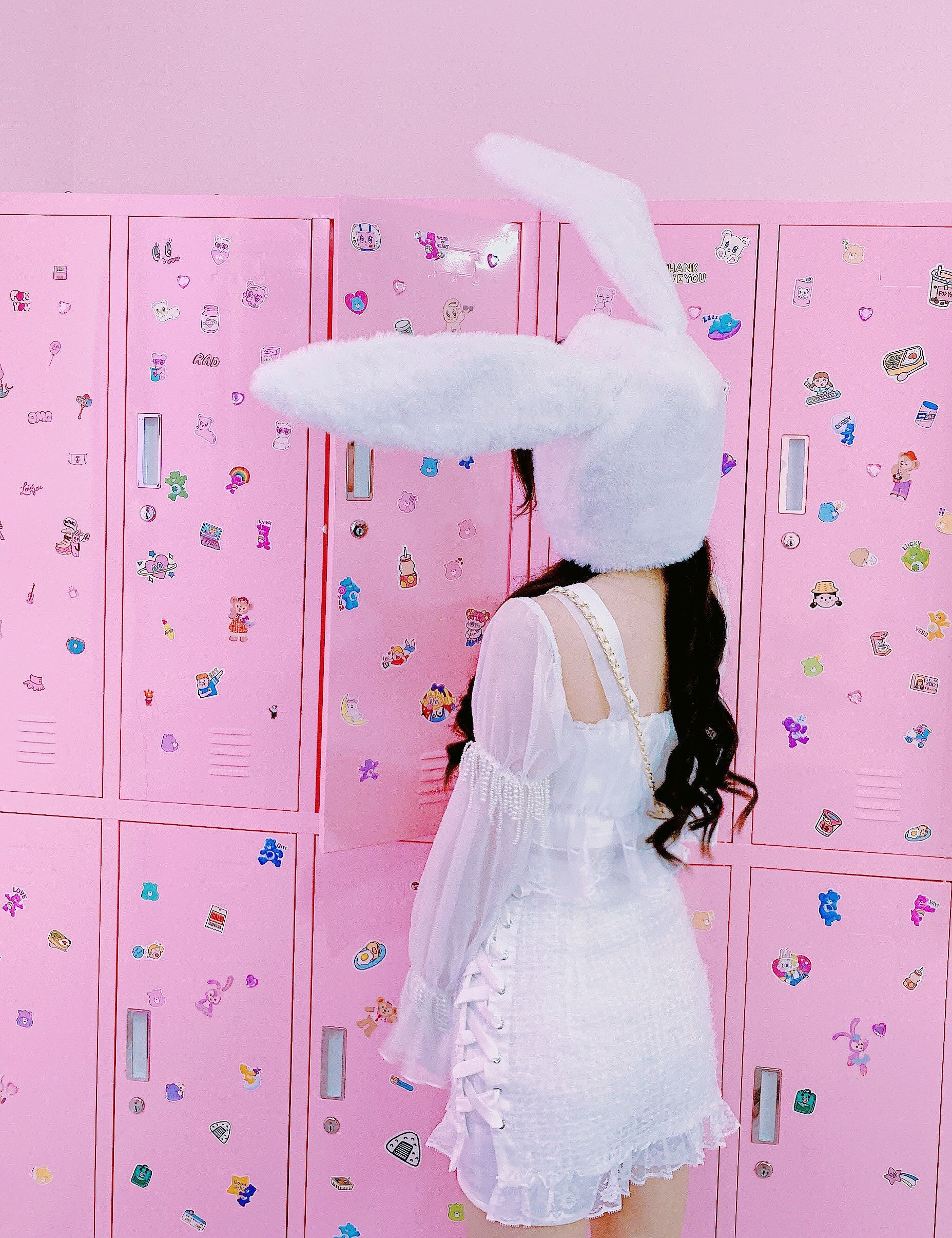 Get trendy with Bun Bun Love Sweet Faux Fur hat -  available at Peiliee Shop. Grab yours for $15 today!