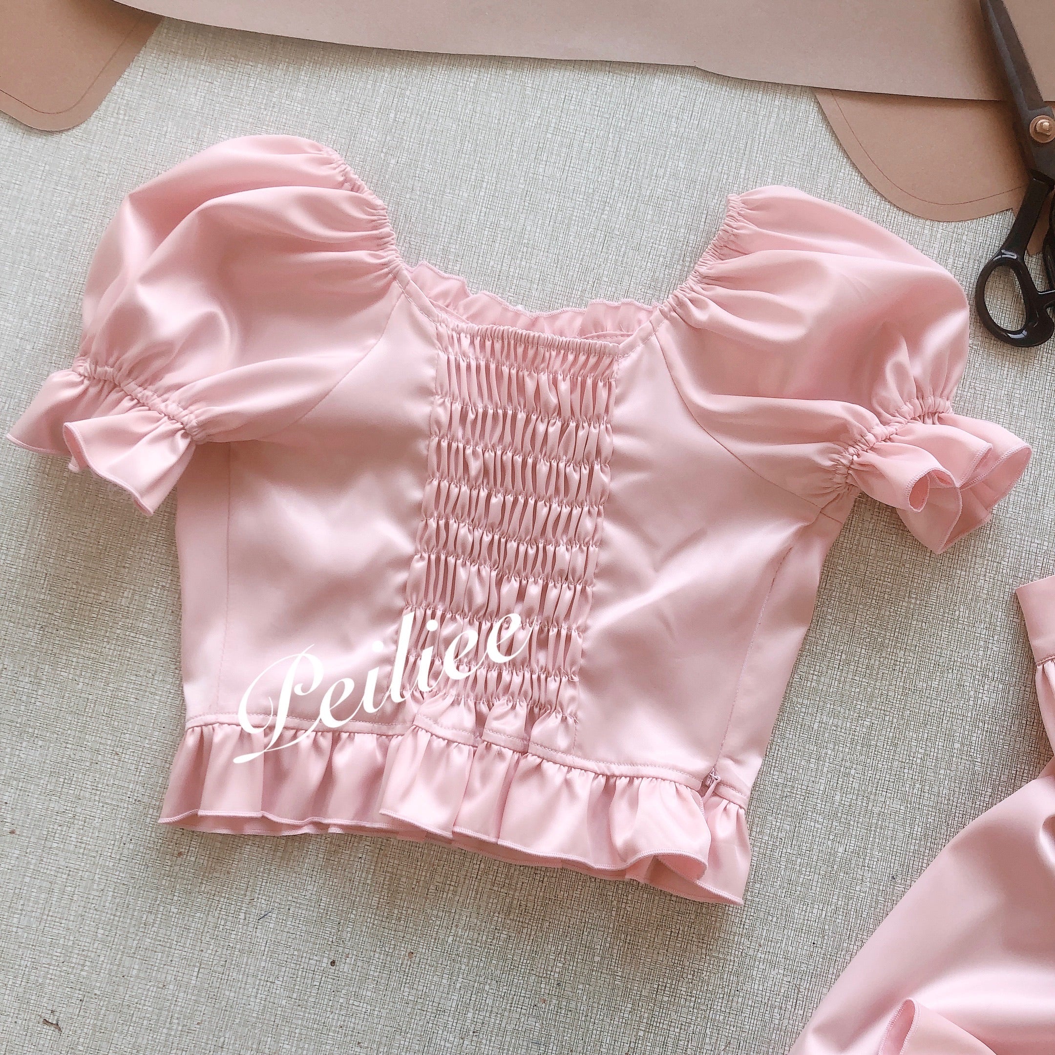 Get trendy with [Peiliee Design 5 years anniversary] Sakura Soft Satin Dress Set - Dresses available at Peiliee Shop. Grab yours for $45 today!