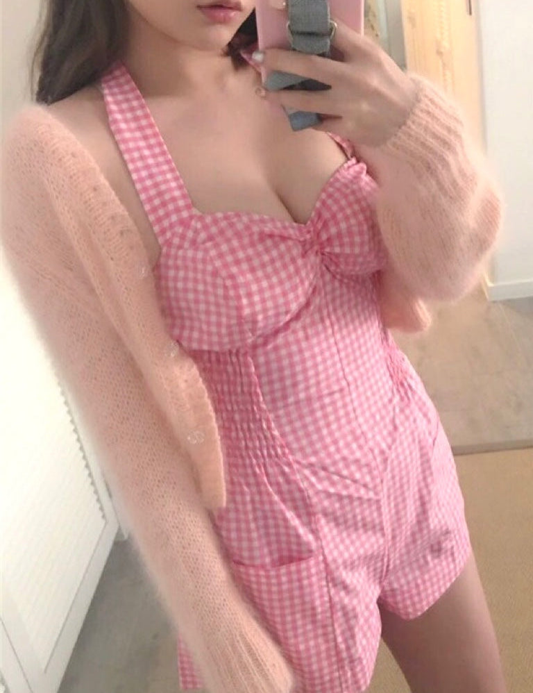 Get trendy with Sea Kissed Sailor Gingham Bodysuit Dress - Dresses available at Peiliee Shop. Grab yours for $48 today!