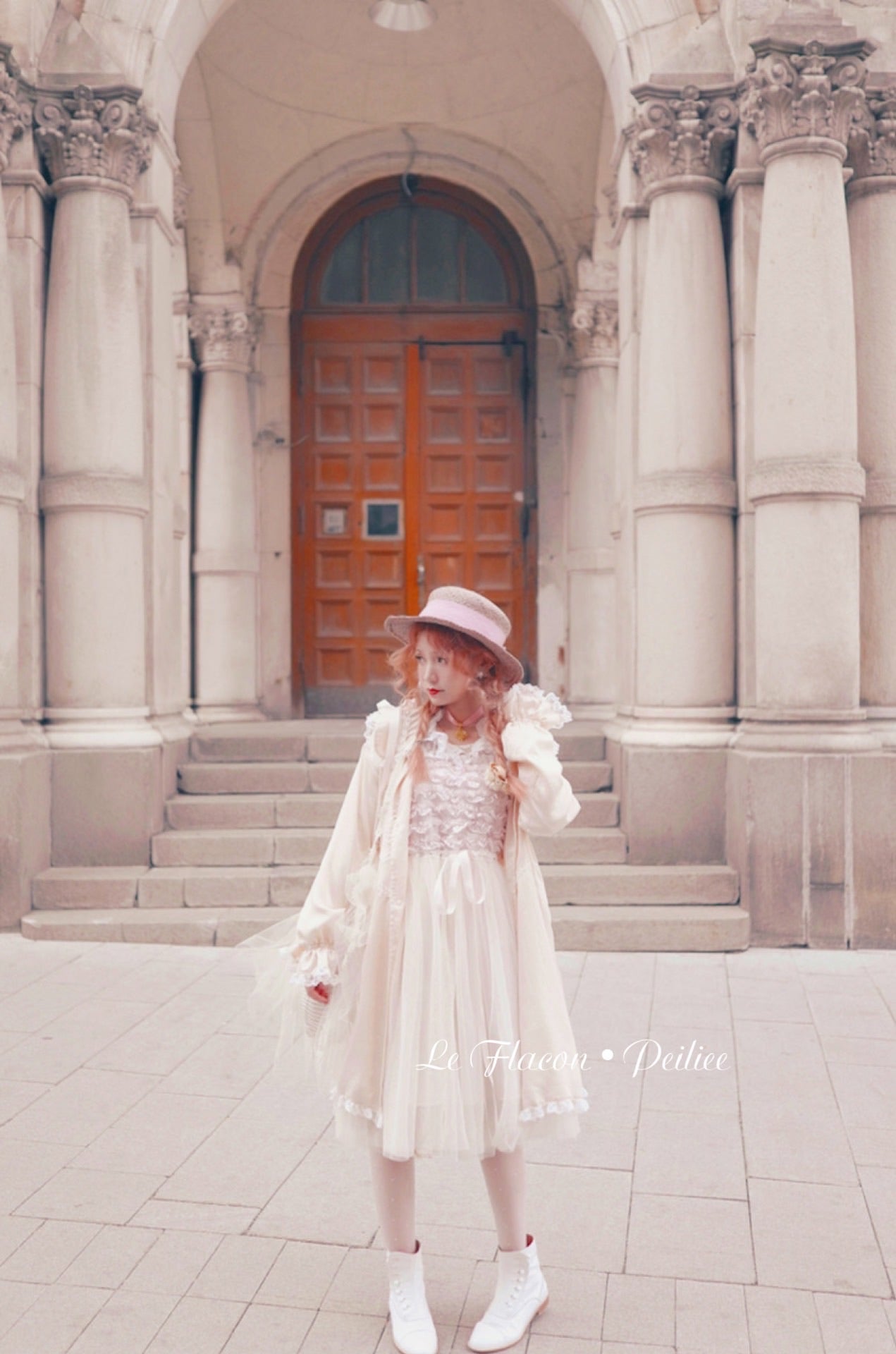 Get trendy with [Premium Selected] Limited Edition Le Flacon First Love Rose Lace Vintage Dress -  available at Peiliee Shop. Grab yours for $59.90 today!