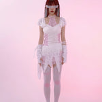 Get trendy with [Evil Tooth] Raguel - the redemption angel mini dress - Dresses available at Peiliee Shop. Grab yours for $65 today!
