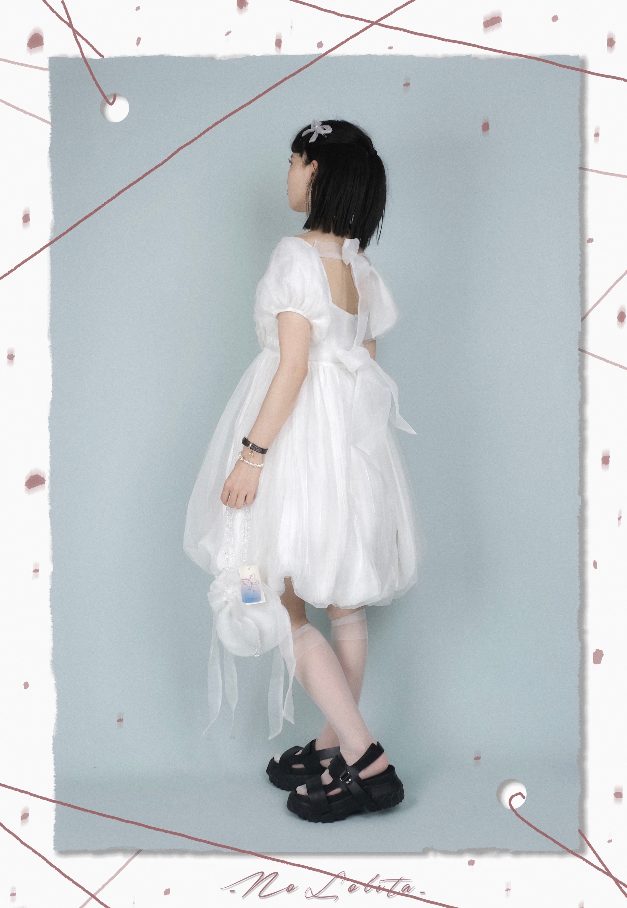 Get trendy with [Pre-order] NOLOLITA Cicada pupa in the air dress -  available at Peiliee Shop. Grab yours for $58 today!