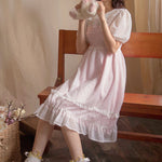 Get trendy with Rose Mist French Romantic Dress -  available at Peiliee Shop. Grab yours for $58 today!