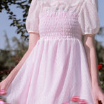 Get trendy with Rose Mist French Romantic Dress -  available at Peiliee Shop. Grab yours for $58 today!