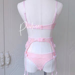 Get trendy with [Handmade Lingerie] Soft Rose Lingerie Set -  available at Peiliee Shop. Grab yours for $29.50 today!
