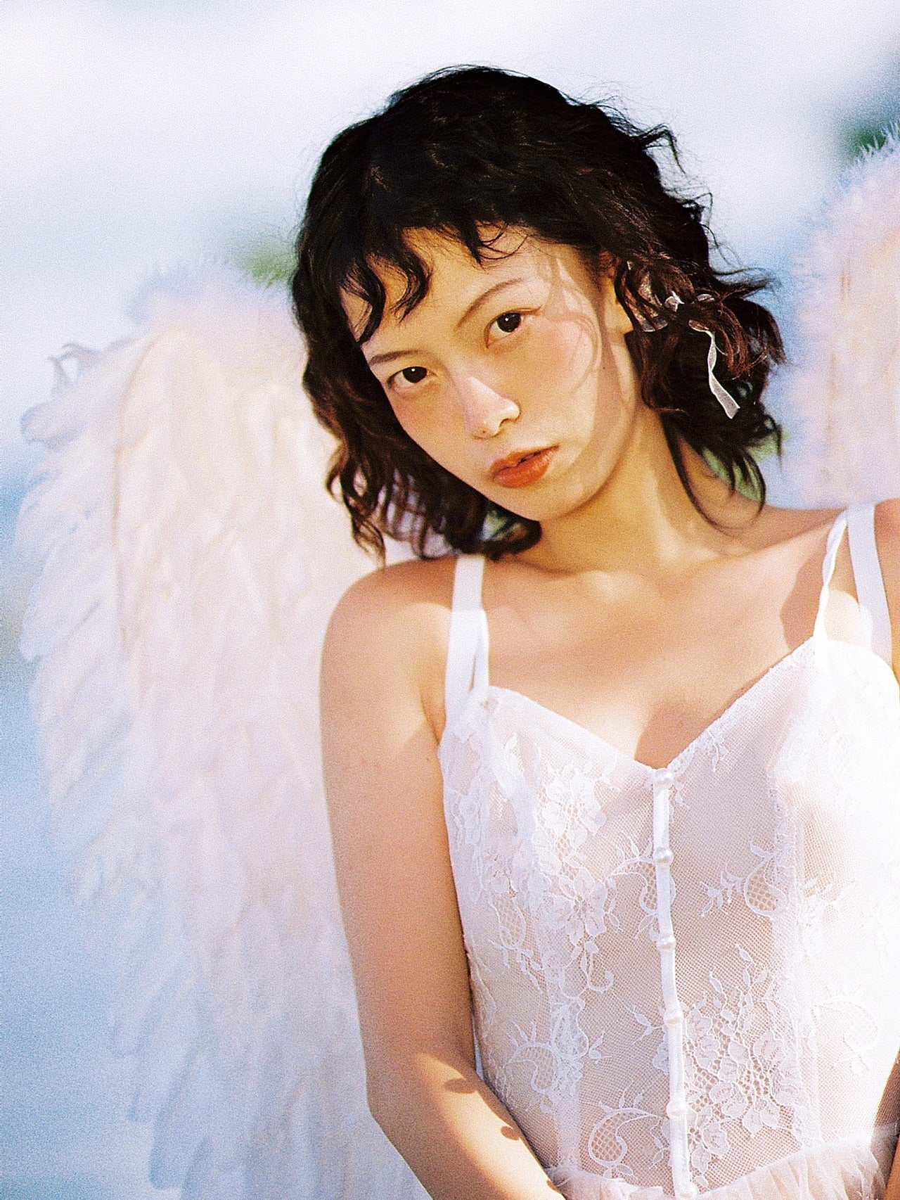 Get trendy with [Sweden Warehouse] Angel Like Lingerie Dress - Dresses available at Peiliee Shop. Grab yours for $75 today!