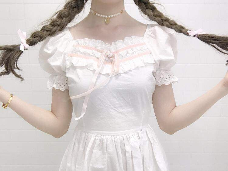 Get trendy with [Peiliee Finest] Swan Lake Doll Puff Sleeve Version  Dress -  available at Peiliee Shop. Grab yours for $55 today!