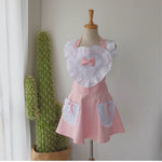 Get trendy with [2 weeks hand sewing time! ]Dolly heart apron -  available at Peiliee Shop. Grab yours for $29 today!
