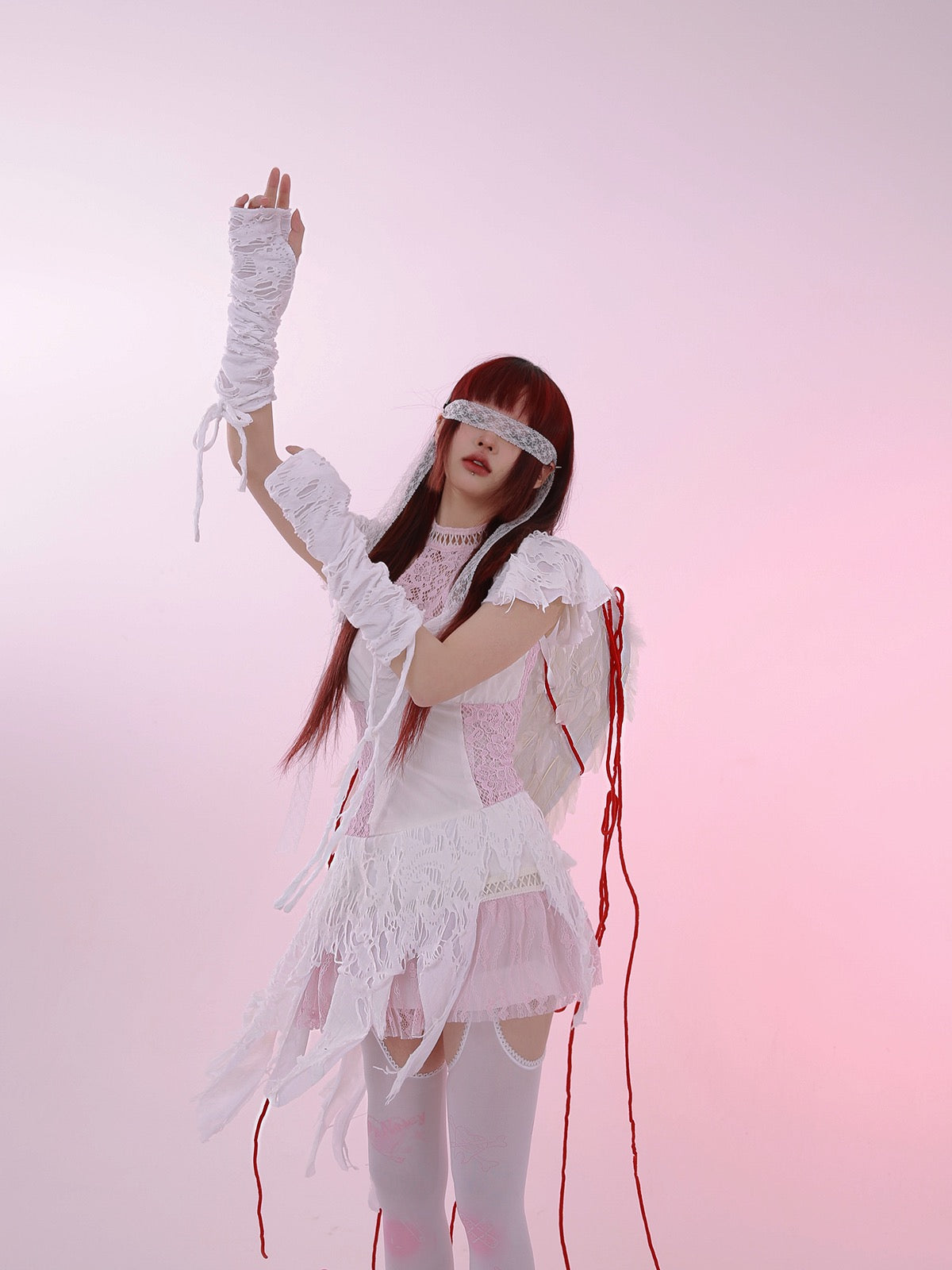 Get trendy with [Evil Tooth] Raguel - the redemption angel mini dress - Dresses available at Peiliee Shop. Grab yours for $65 today!